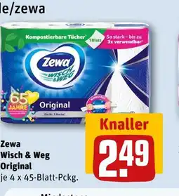 REWE Zewa wisch & weg original Angebot