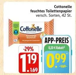 Marktkauf Cottonelle feuchtes toilettenpapier Angebot