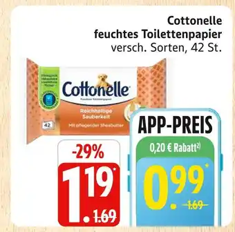 Marktkauf Cottonelle feuchtes toilettenpapier Angebot