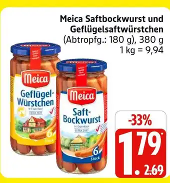 Marktkauf Meica saft-bockwurst Angebot