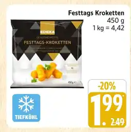 Marktkauf Edeka festtags kroketten Angebot