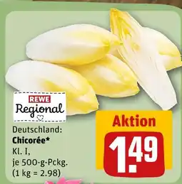 REWE Chicorée Angebot