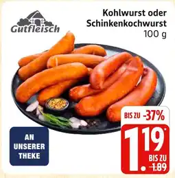 Marktkauf Gutfleisch kohlwurst Angebot