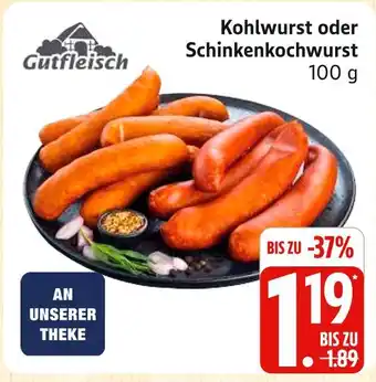 Marktkauf Gutfleisch kohlwurst Angebot