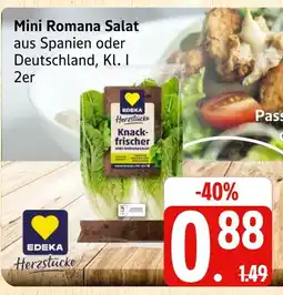Marktkauf Edeka herzstücke mini romana salat Angebot