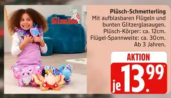 Marktkauf Simba plüsch-schmetterling Angebot