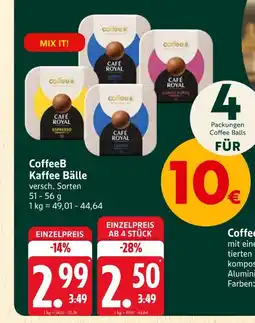 Marktkauf Coffeeb kaffee bälle espresso Angebot