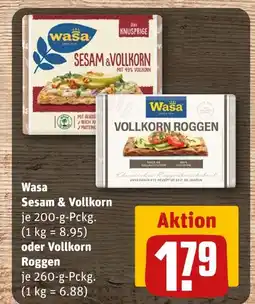 REWE Wasa sesam & vollkorn Angebot