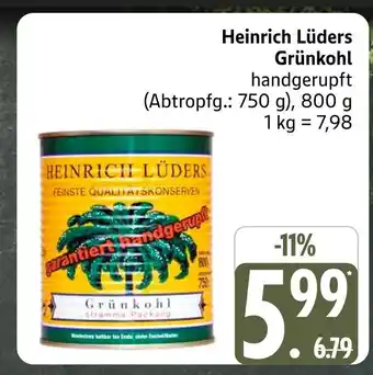Marktkauf Heinrich lüders grünkohl Angebot