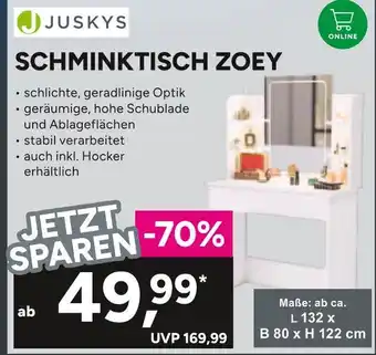 Marktkauf Juskys schminktisch zoey Angebot