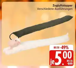 Marktkauf Zugluftstopper Angebot