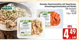 Marktkauf Meine mahlzeit kasseler-geschnetzeltes mit sauerkraut Angebot