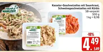 Marktkauf Meine mahlzeit kasseler-geschnetzeltes mit sauerkraut Angebot