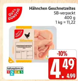 Marktkauf Gut & günstig hähnchen geschnetzeltes Angebot