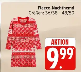 Marktkauf Fleece-nachthemd Angebot