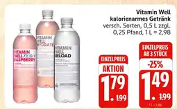 Marktkauf Vitamin well zero raspberry Angebot