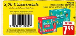 Marktkauf Pampers höschenwindeln oder pants Angebot