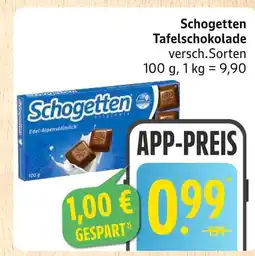 Marktkauf Schogetten tafelschokolade Angebot