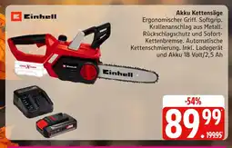 Marktkauf Einhell akku kettensäge Angebot