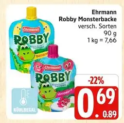 Marktkauf Ehrmann robby monsterbacke banane Angebot