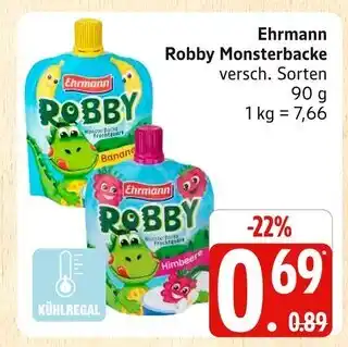 Marktkauf Ehrmann robby monsterbacke banane Angebot