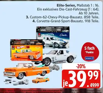 Marktkauf Hot wheels custom-62-chevy-pickup-bausatz Angebot