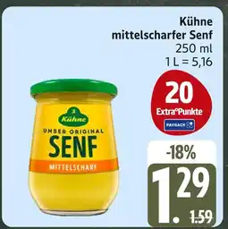 Marktkauf Kühne mittelscharfer senf Angebot