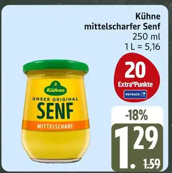 Marktkauf Kühne mittelscharfer senf Angebot