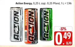 Marktkauf Action energy zero sugar Angebot