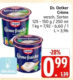 Marktkauf Dr. oetker crème fraîche mit gartenkräutern Angebot