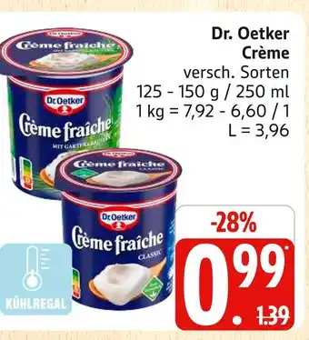 Dr. oetker crème fraîche mit gartenkräutern