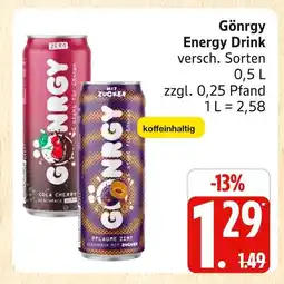Marktkauf Gönrgy energy drink cola cherry Angebot