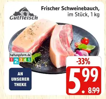 Marktkauf Gutfleisch frischer schweinebauch Angebot