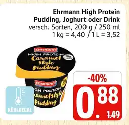 Marktkauf Ehrmann high protein pudding Angebot