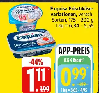 Edeka Exquisa frischkäse-variationen Angebot
