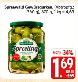 Marktkauf Spreewaldhof spreewald gewürzgurken Angebot