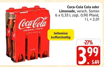 Marktkauf Coca-cola cola Angebot