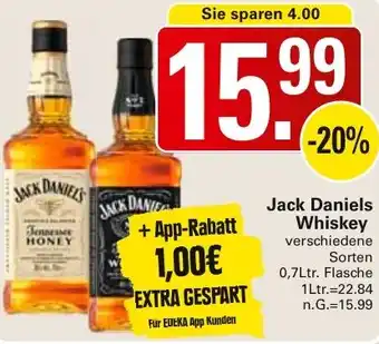 WEZ Jack Daniels Whiskey Angebot