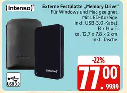 Marktkauf Intenso memory drive Angebot