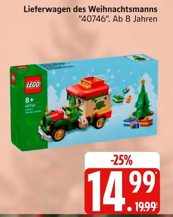Marktkauf Lego lieferwagen des weihnachtsmanns Angebot
