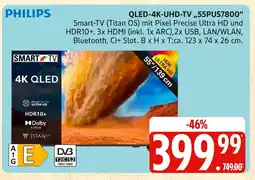 Marktkauf Philips qled-4k-uhd-tv 55pus7800 Angebot