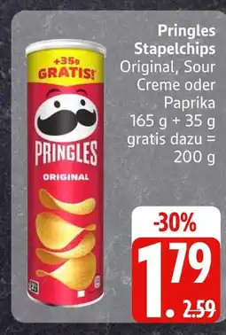 Edeka Pringles stapelchips original Angebot