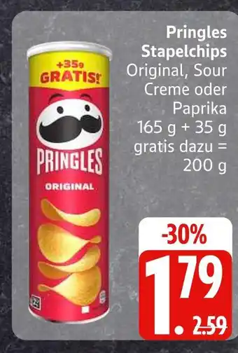 Edeka Pringles stapelchips original Angebot