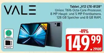 Marktkauf Vale tablet v12 lte-8128 Angebot