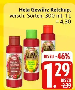 Edeka Hela gewürz ketchup Angebot