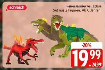 Marktkauf Schleich feuersaurier vs. echse Angebot