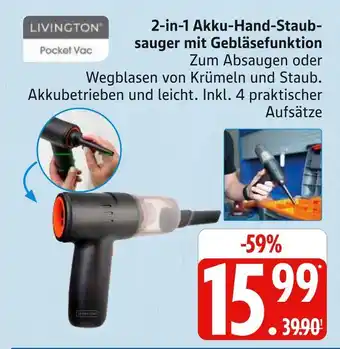 Marktkauf Livington pocket vac Angebot