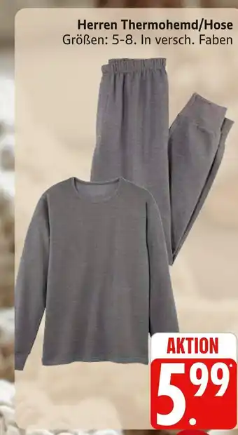 Marktkauf Herren thermohemd/hose Angebot