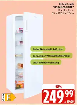 Marktkauf Kühlschrank ks320-v-040e Angebot