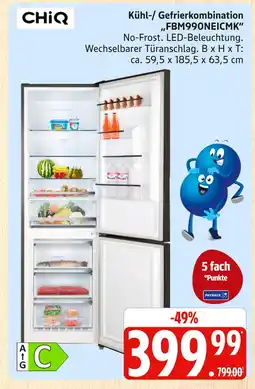 Marktkauf Chiq kühl-/ gefrierkombination fbm990neicmk Angebot